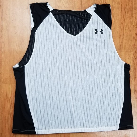 Under Armour Reversible Basketball Jersey Sz L - Picture 3 of 4